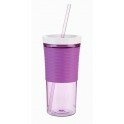 Shake & Go Стакан с соломкой для напитков Contigo Фиолетовый