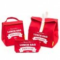 Комплект термосумок для ланча Lunch Bag красный